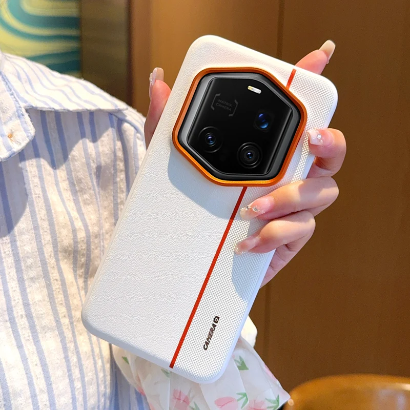 For Honor Magic 7 6 RSR Porsche Design Case Fashion PU Leather Skin Protective Back Cover Case For Honor Magic7 RSR Phone Shell