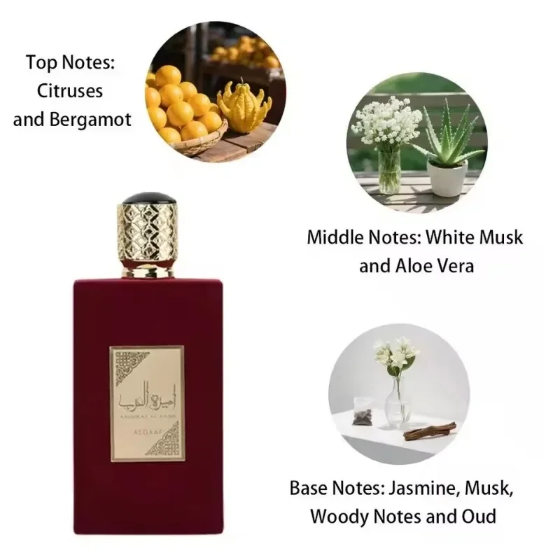 Latafa Arab Princess Perfume 100ml, Original Middle East Arab Fragrance, Unlock The Mysterious Charm and Unique Style