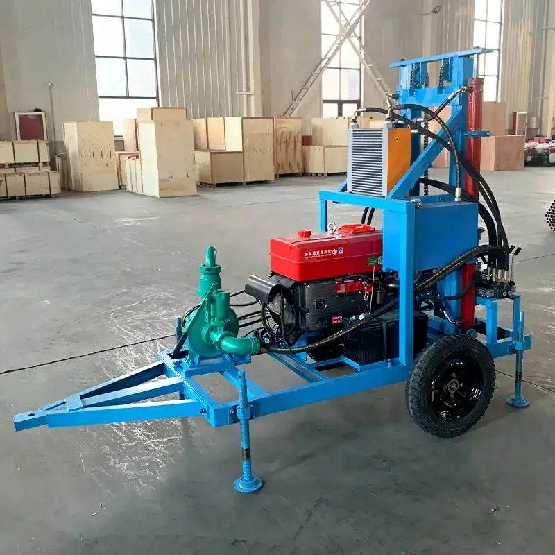 

Customized Diesel Hydraulic Wheel-Type Portable 200m High Efficiency Precision-Drill Drilling Machine Water Well Drilling Rig