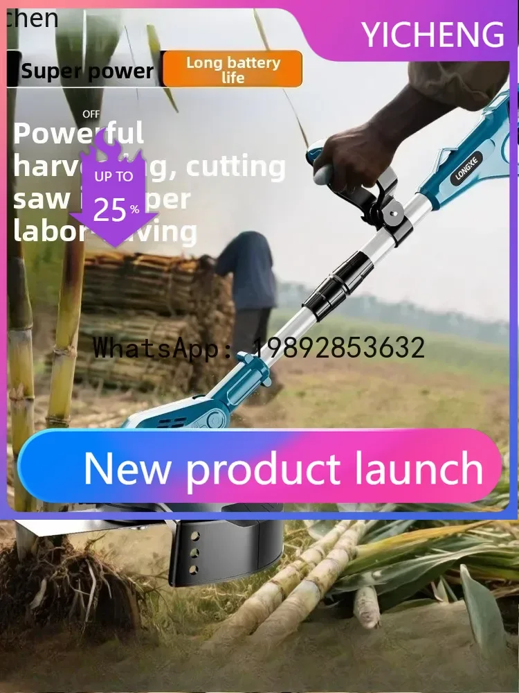 

Аккумуляторный электрический триммер JX с литий-ионным аккумулятором, ручной газонный триммер высокой мощности для ухода за газоном.