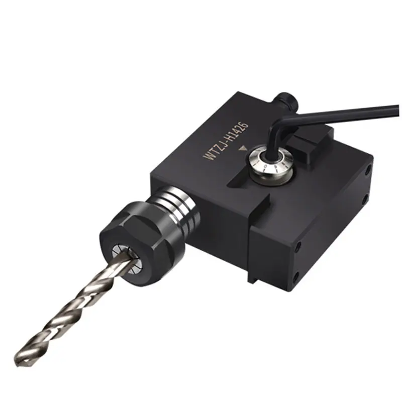 Numerical control lathe tool holder punching micro-adjustable center high drill clip drill bit drilling fixture