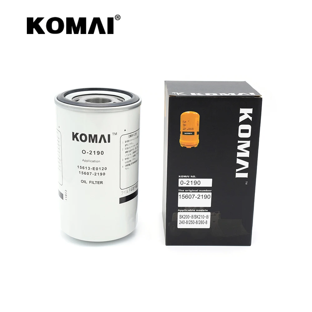 For P502364 15613-E0120 Oil Filter 15607-2190 VHS156072190 Kobelco SK330-8 SK200-8