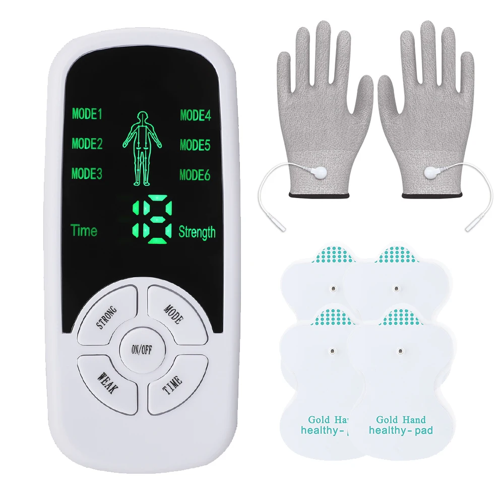 

EMS Pulse Electric Muscle Stimulator Back Neck Body Massager Tens Acupuncture Meridian Physiotherapy Digital Massage Tools