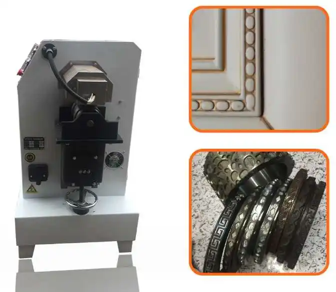 Double Head Door Cabinet Embossing Machine Automatic Hot Pressing Stamping For Woodworking Industries For Woodworking Machinery