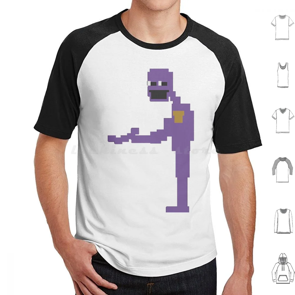 Purple Guy T Shirt Big Size 100% Cotton Purple Guy Purple Guy Fnaf Fnaf 2 Five Nights At