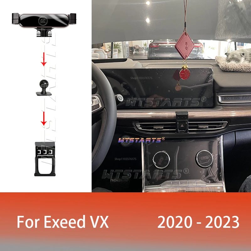 Für Exeed VX 2020-2023 Einstellbare Auto Telefon Halter Mobile Halterung Schwerkraft GPS Drehbare