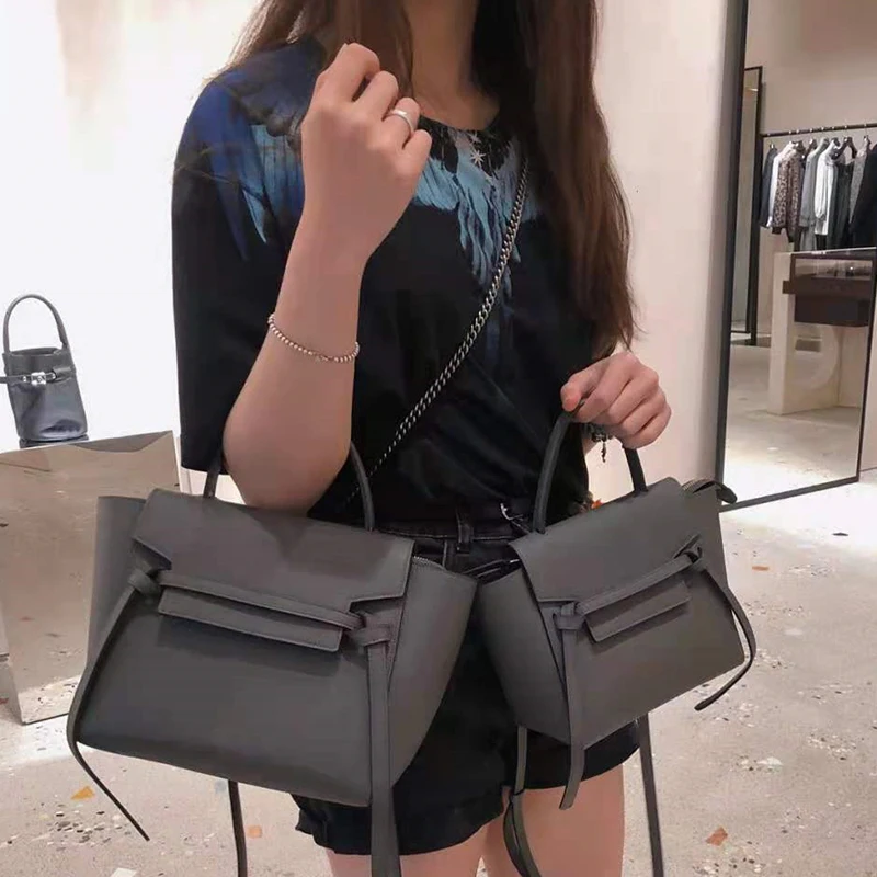 

Trendy Summer Women's Bag Pico Genuine Leather Nano Single oulder Crossbody Handbag Wings ape Size Soft Handle