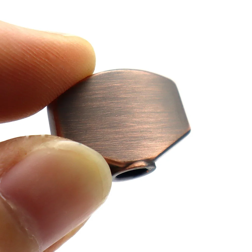 6 Stück Gitarren-Stimmkopf-Knöpfe, Metall-Stimmschlüssel, kleine quadratische Knöpfe, Kopf 3 Farben – Detail 8