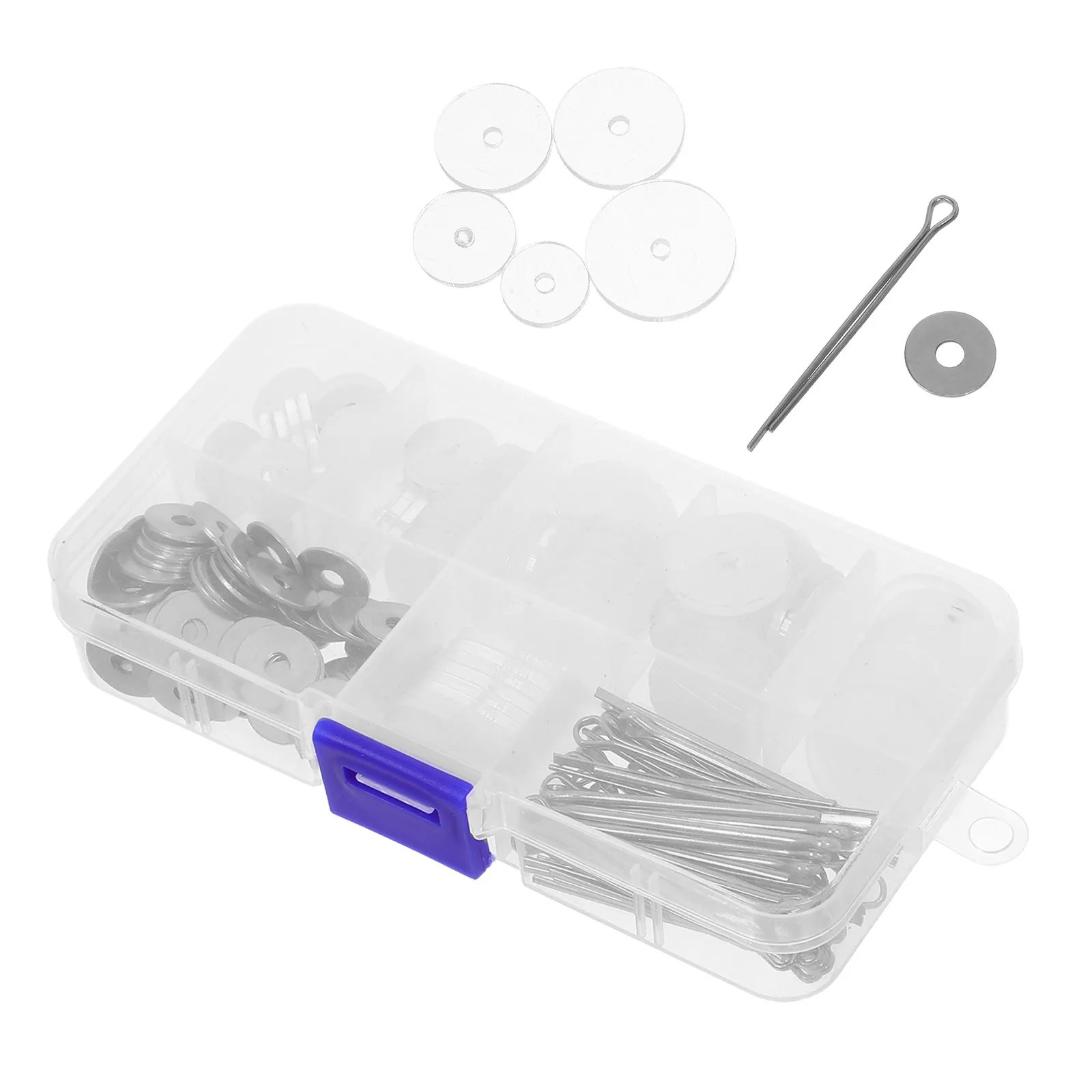 

Набор вращающихся акриловых соединителей-шплинтов 12, 14, 16, 18, 20 мм для изготовления игрушек и поделок своими руками