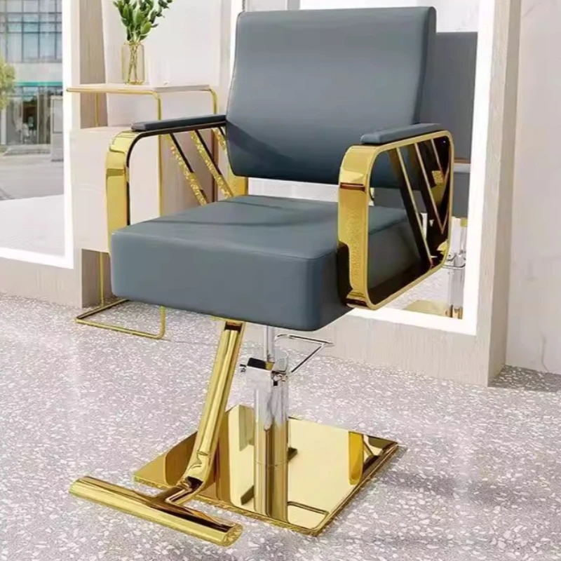 

Nail barber chair Wheel Shampoo Hairdresser barber chair Rolling Cosmetic Sillones Para Salon De Bellezs Commercial Furniture