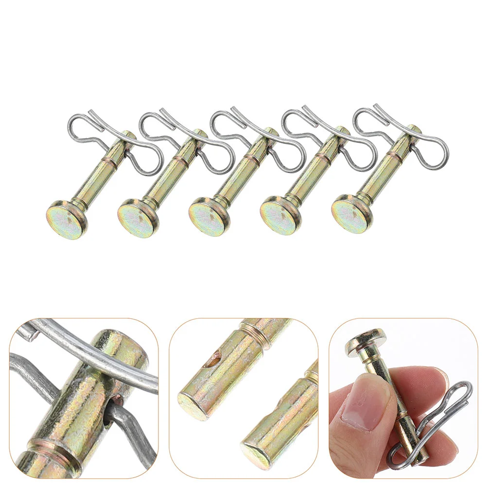 5 Sets Shear Pin Replacement Cotters Pins Kit for Snow Blower Snowblower Supply