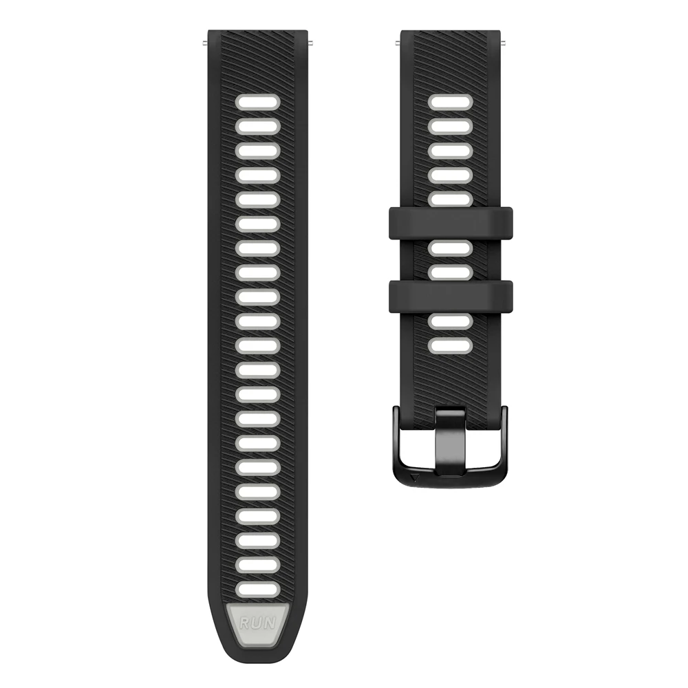 Universelles 22-mm-Sport-Silikonarmband für Garmin Forerunner 265 255 Musikband für Vivoactive 4/Venu 4 45 mm Armband-Uhrenarmband – Detail 15