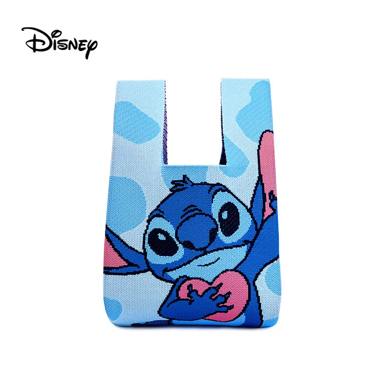 

Disney New Stitch Fashion Handbag Large Capacity Knitted Bag