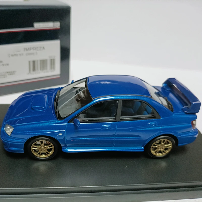 

Hi Story 1/43 Scale Impreza WRX STi 2002 Resin Simulation Car Model Static Collection Decorated Holiday Gifts Toys Souvenir Gift