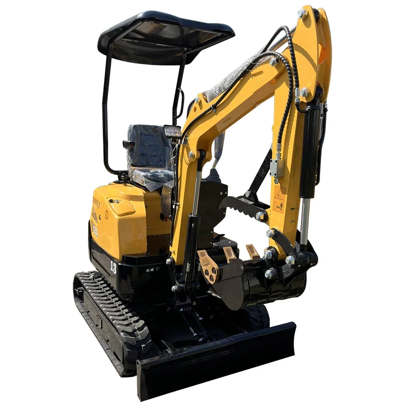 Fast Delivery Mini Excavator 13 Tons Excavator Hydraulic New Bagged Crawler Excavator with Attachments