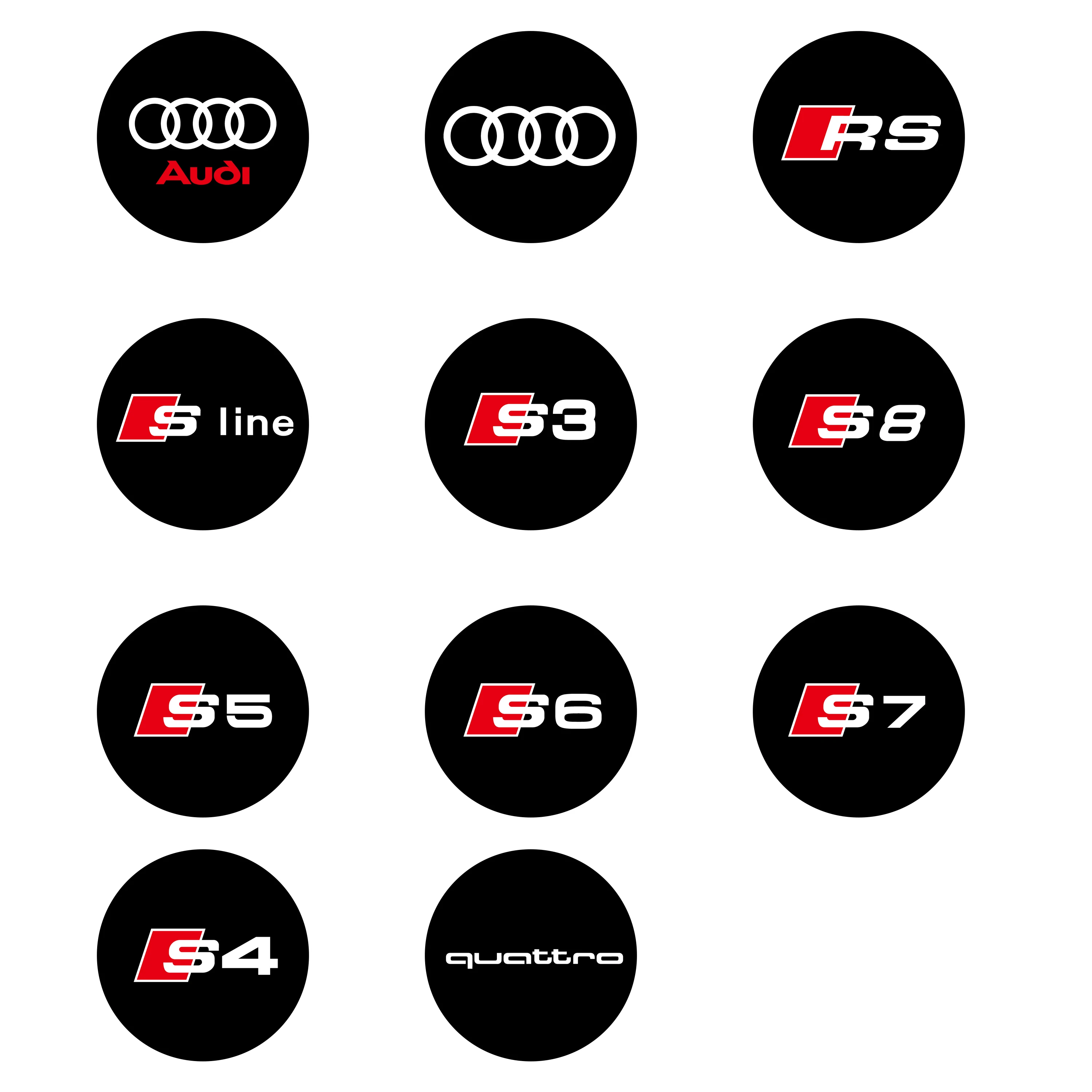 Porta auto Luce di benvenuto per AUDI A3 A5 A4L A6L A7 A8L Q3 Q5 Q7 SLINE RS S3 S4 S5 S6 S7 S8 quattro Auto Badge Lampada per proiettore laser