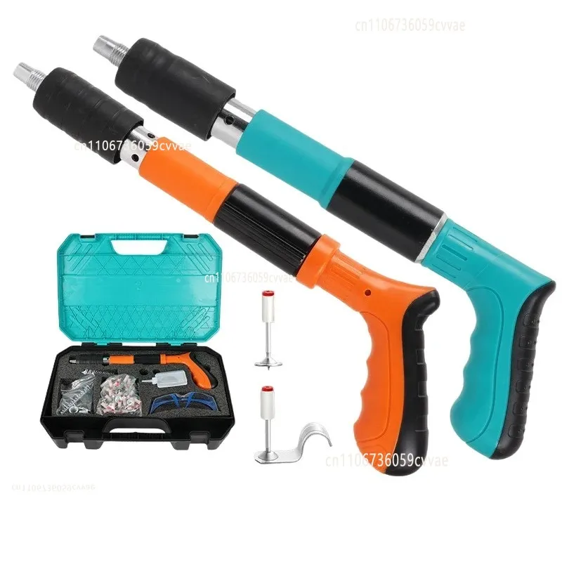 Mini Steel Nail Gun Cement Wall Fixer Nailing Gun Manual Nail Rivet Tool Wall Fastener Tools Portable Nail Shooting Machine