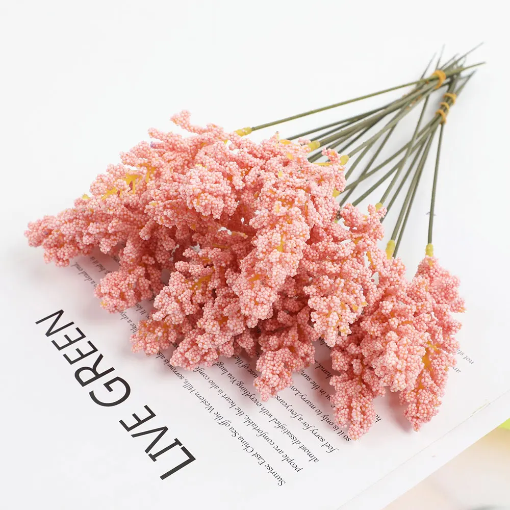 6 Stück 32 cm Ähre Qualität natürliche getrocknete Blumen Kaninchenschwanz Pampas Reed getrockneter Blumenstrauß Hochzeit Party Dekoration Pflanzen ﻿ – Detail 11