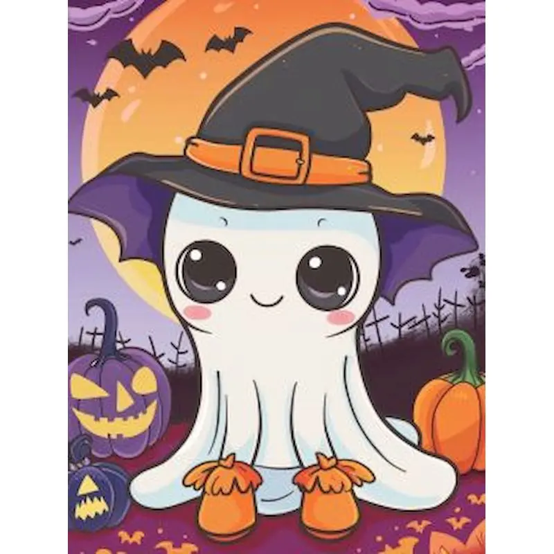 

GATYZTORY Diy Painting By Numbers With Frame Elf Painting Acrylic Paint On Canvas Picture By Numbers For Adults Kid Halloween Gi