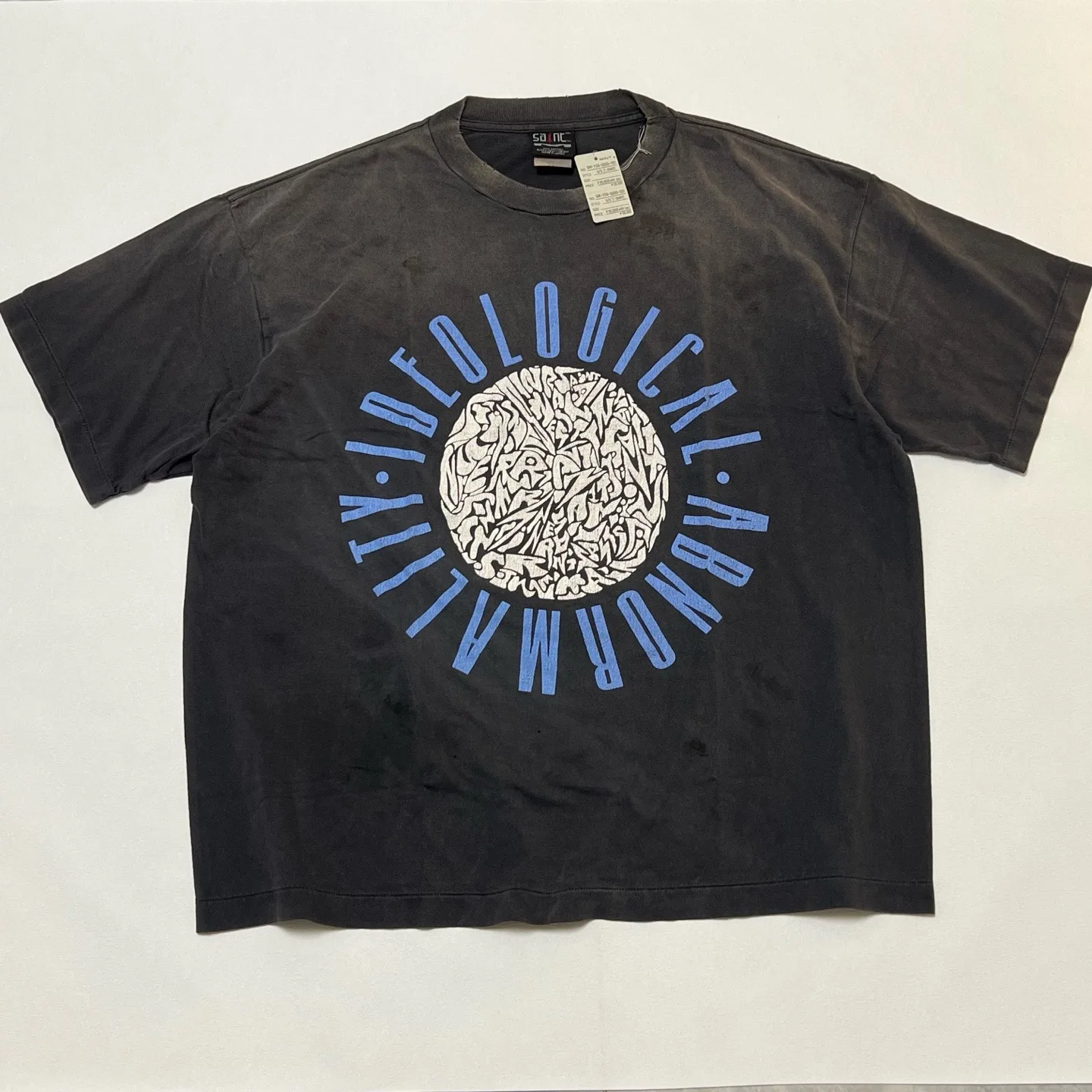 

Saint Mxxxxx New Anti-War Peace Cra Print round Ne ort Sve Waed out Ideological Cotton T-irt for All Seasons