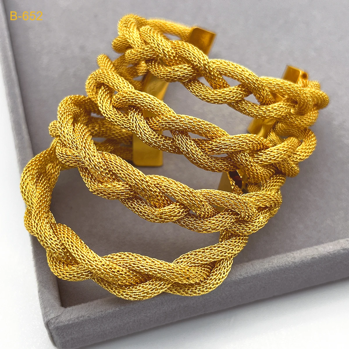 ANIID Luxury Dubai 24k Gold Color Bangles For Women Arabic Charm Twist Bracelet Cuff Bangles Nigerian Wedding Jewelry Party Gift