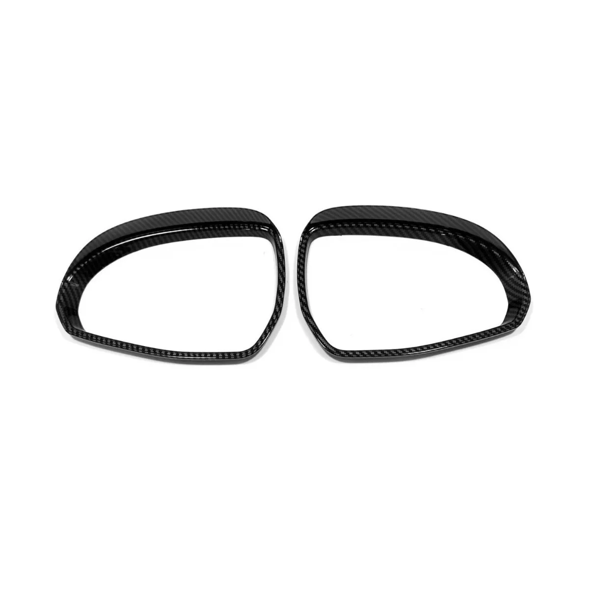 2x Car Rearview Mirror Rain Visors for Mercedes Benz C-Class 2022, Carbon Fiber ABS, Fit 2023 GLC 2024 E-Class