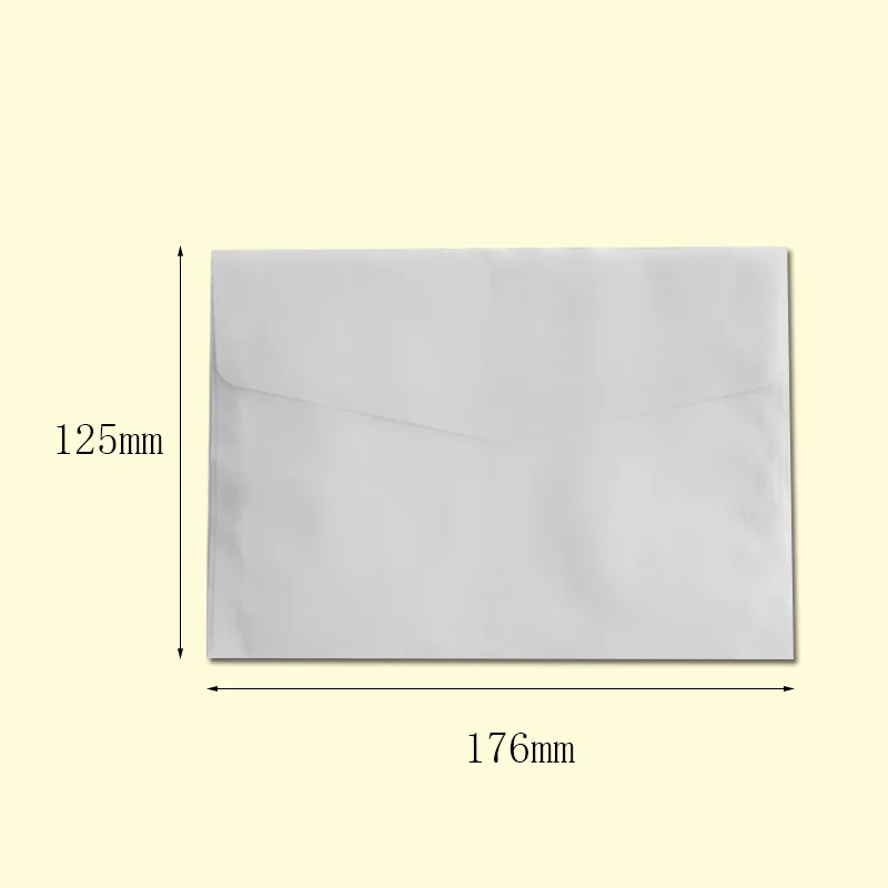 Transparent Envelope Translucent Paper Envelopes Set Letter Vintage Wedding Invitation Envelopes for Cards