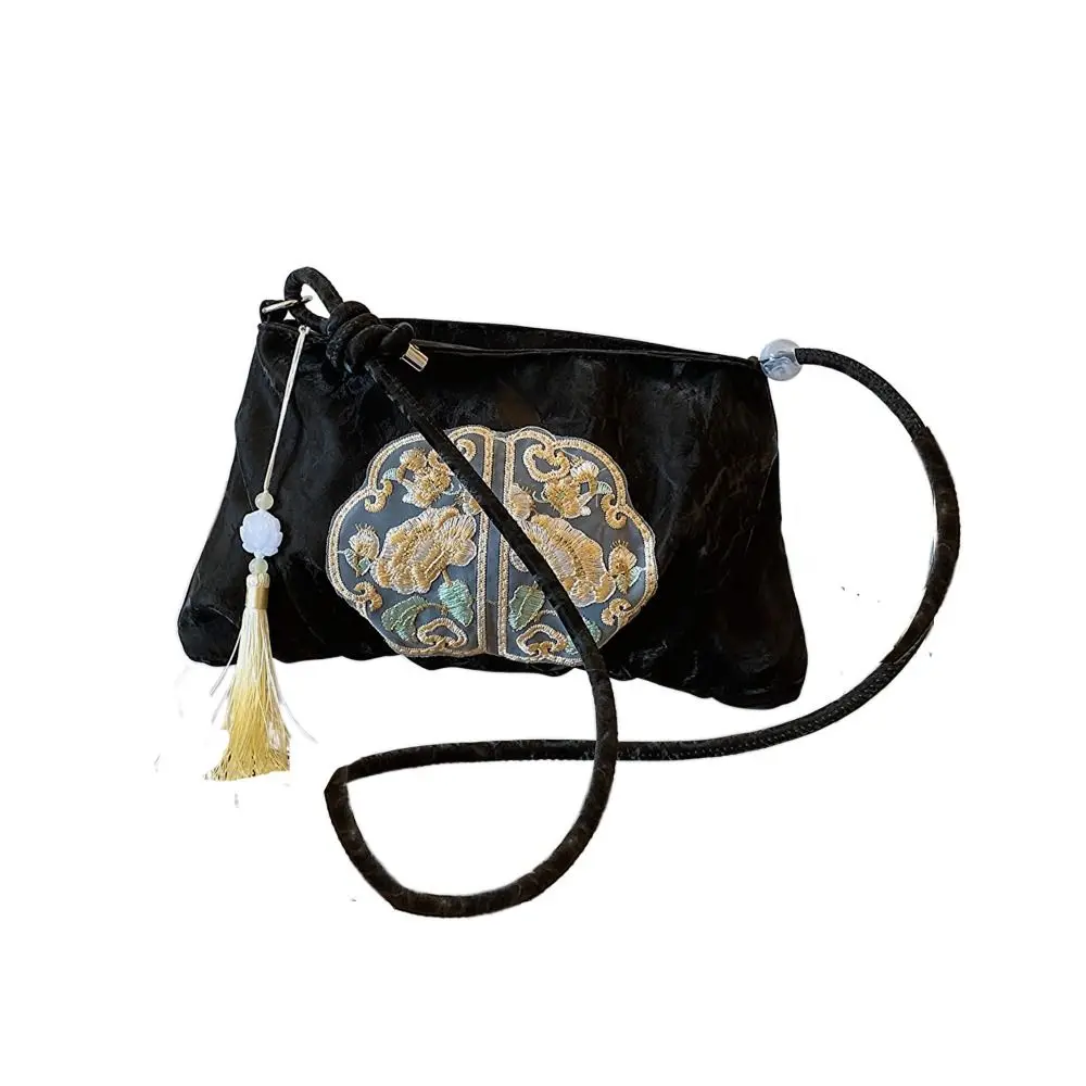 

Сумки на плечо, мягкая сумка с вышивкой, модная сумка-мессенджер в китайском стиле, сумки большой вместимости для девочек, женщин, леди