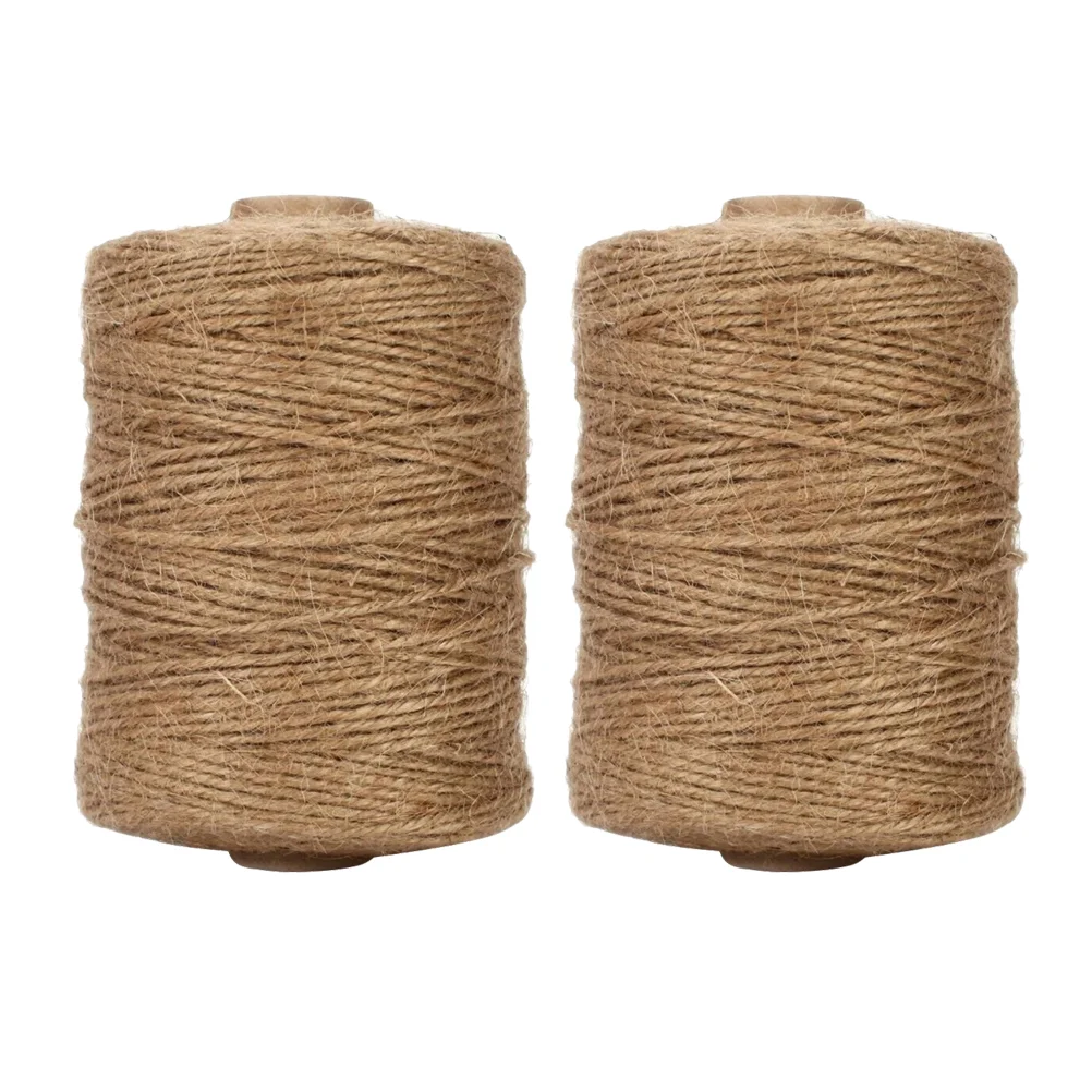 

3 Rolls Handmade Cord Ribbon to Weave Colorful Jute Twine Burlap Rope DIY Man