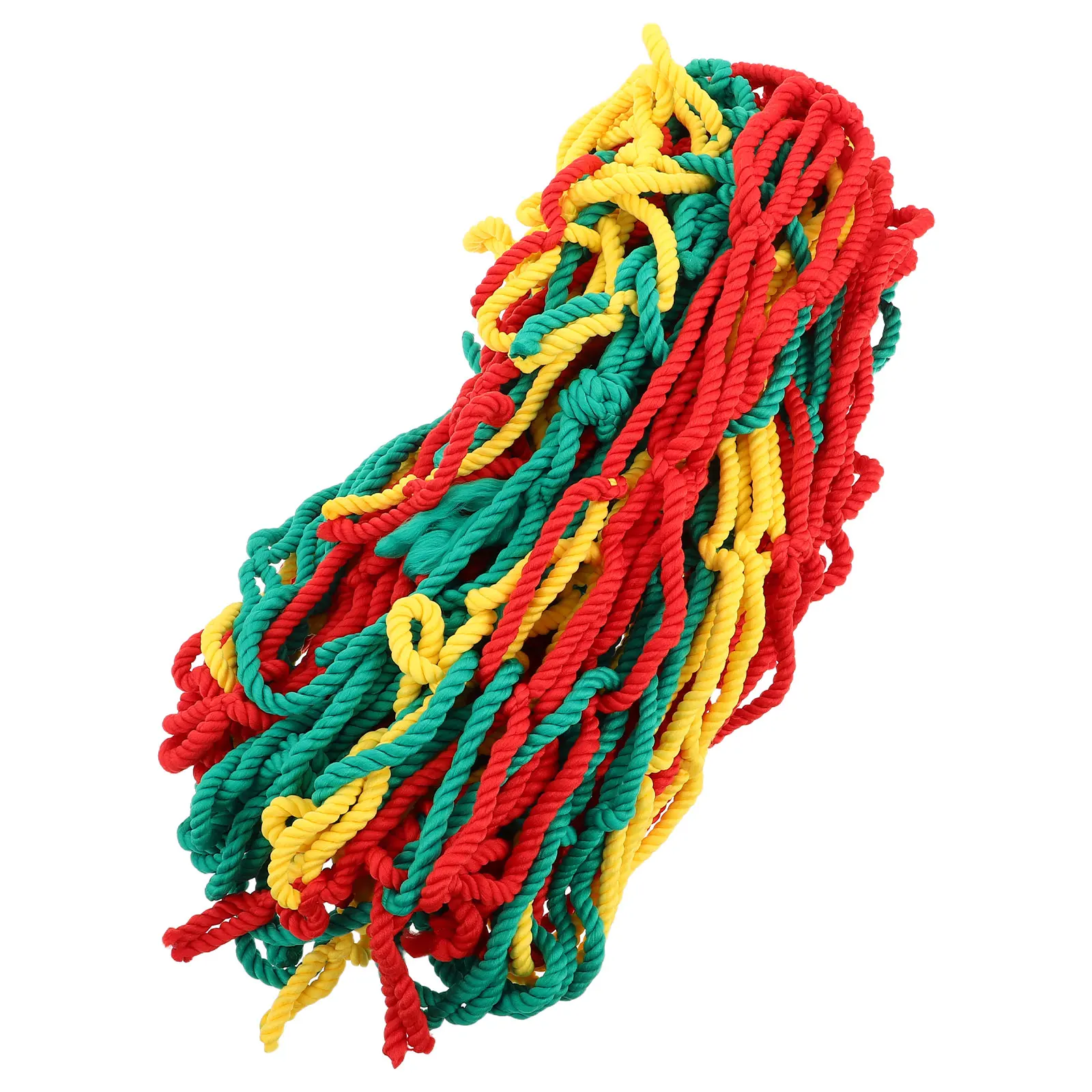 Colorful Nylon Rope Climbing Anti-Fall Mesh Durable Outdoor Garden Stairs Balcony For