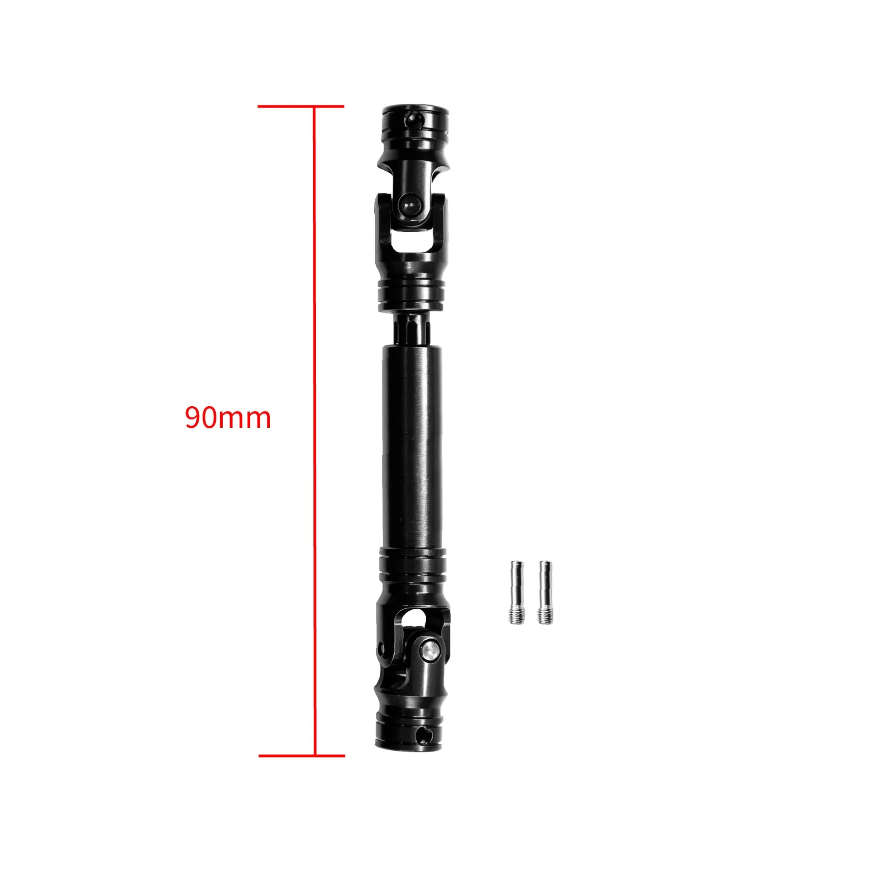 1pcs Metal Driveshaft Internal Spline Cardan Shaft for 1/10 RC Crawler Axial SCX10 Wraith TRX4 Upgrade Parts Accessories