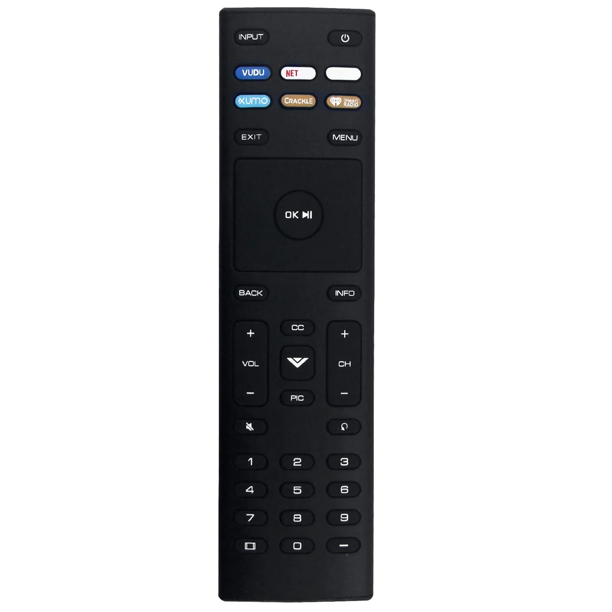 

XRT136 Remote Control Replace for VIZIO TV D24F-F1 D32FF1 D43F-F1 E55U-D0 E55UD2 E55-D0 E55E1 M65-D0 M65E0 P65-E1 P75C1