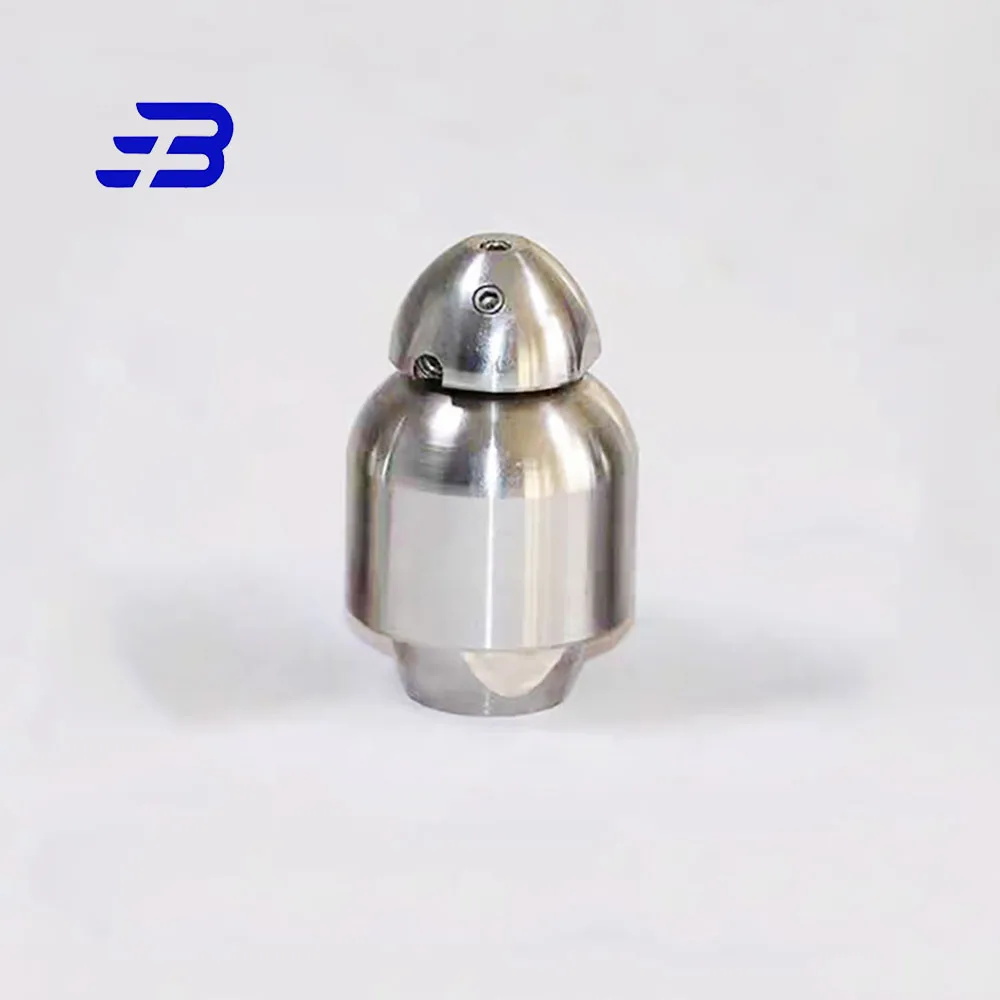 2-22K PSI 1/4' Mini High Pressure Self-Rotating Swivel Nozzle-WV Drain Cleaner Nozzle Sewer Jetter Rotor Nozzle