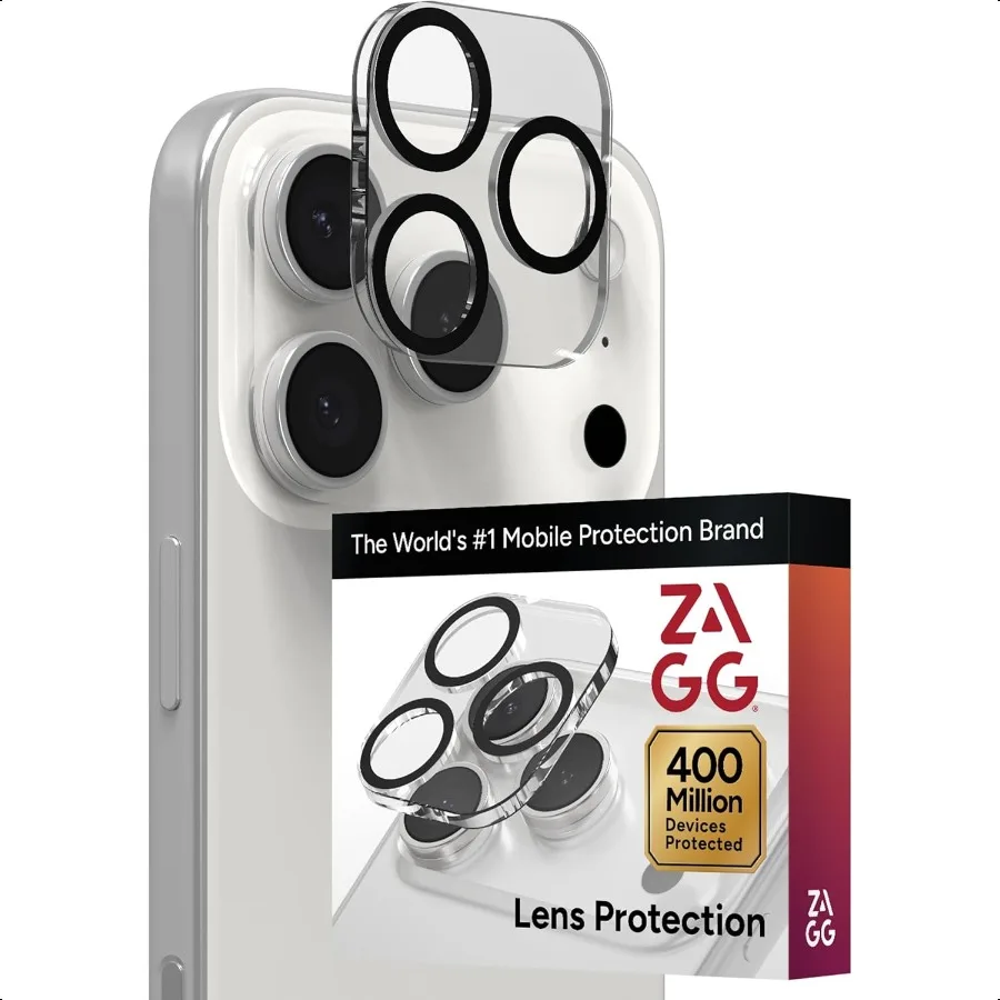 

Стеклянная защитная пленка для объектива камеры Elite iPhone для iPhone 17 Pro Max 17 Pro, рамка для камеры, максимальная защита от ударов, защита от царапин, защита от отражений