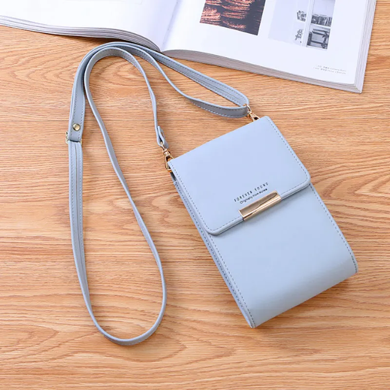 1pcs Women Crossbody Bag Wallet Purse PU Leather Mobile Phone Shoulder Bags 1pcs Messenger Bag Crossbody Bag Shoulder Bags