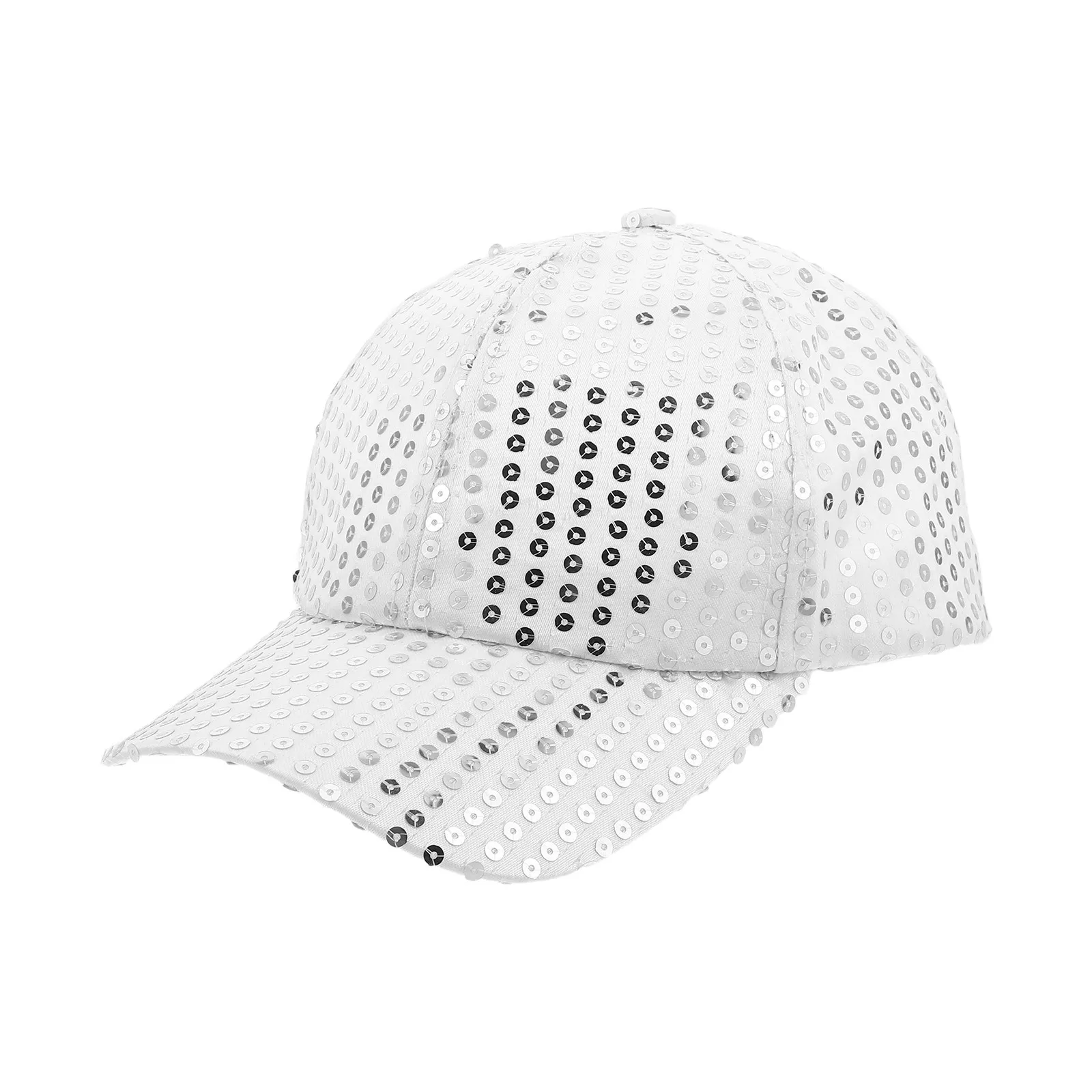 

Sequins Baseball Cap Sparkly Sun Visor Hat Adjustable For Summer Beach Hiking Travel Glitter Sports Cap Unisex Shiny