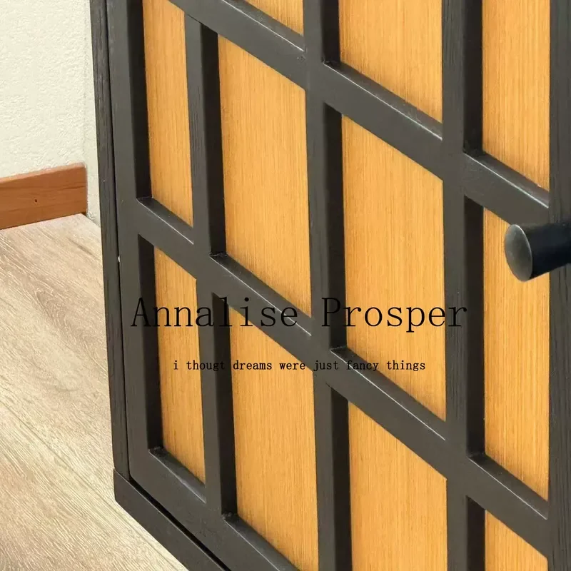 Medieval Song Aesthetics Solid Wood Bucket Cabinet Bedroom Living Room Locker Wall Storage Master Dining Side Cabinet