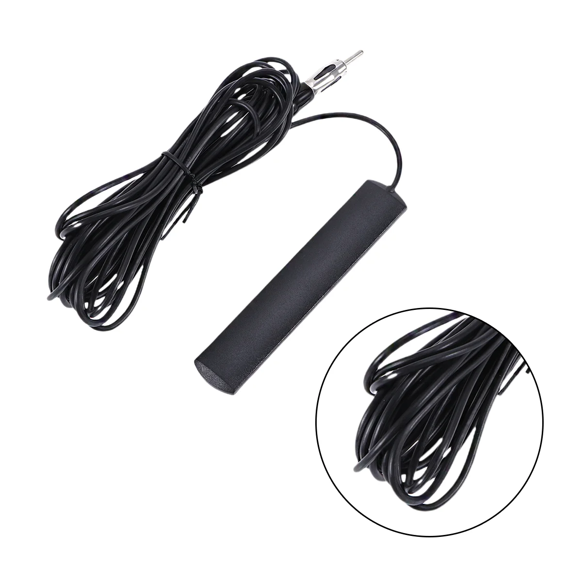 

ANT-309 Universal Auto Car Radio FM Antenna Signal Amp Amplifier Marine Car Vehicle Boat RV Signal Device (Black)