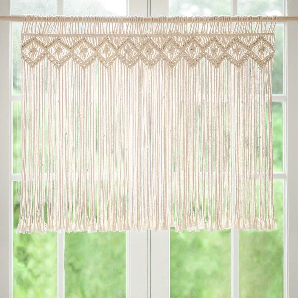 Macrame handmade door curtain window curtain hanging curtain for door window