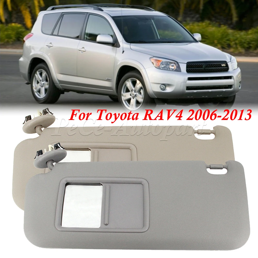 Для Toyota RAV4 2006-2013 автомобильный левый правый Замена солнцезащитный козырек 74320-42501-B2 74320-42501-A1 водитель серый бежевый