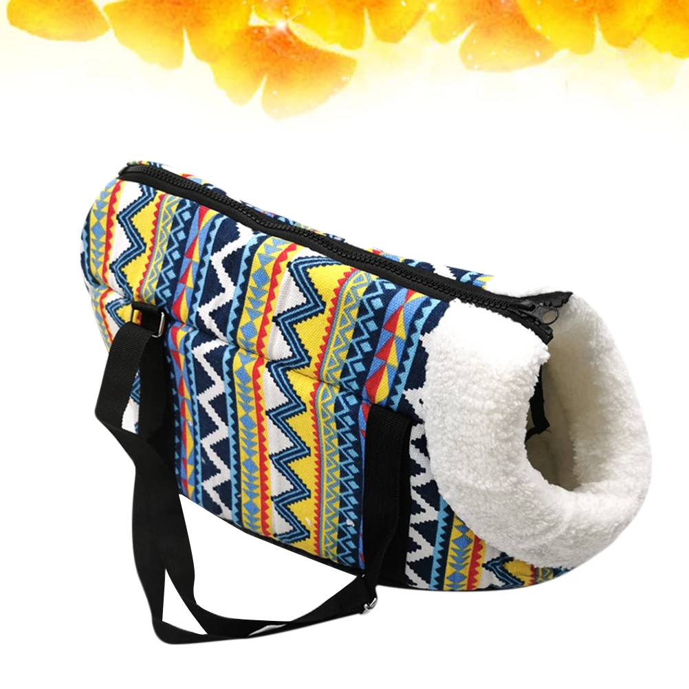 

Pet Carrier Durable Canvas for Cat Dog Travel Outdoor Storage Breathing Hole Adjustable Straps Safe Portable Pet