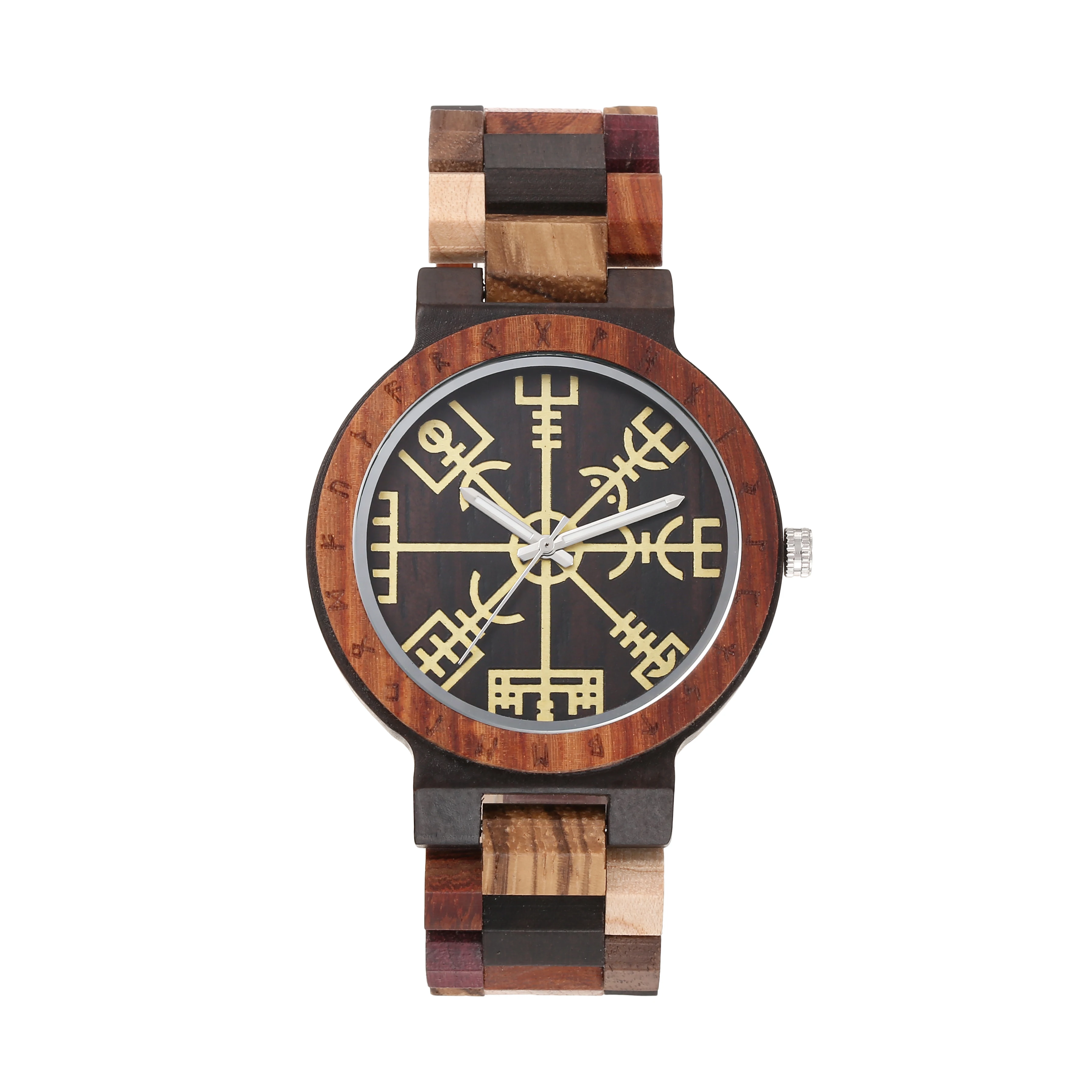 Men's Retro Simple Creative Lightweight Watch Dial Design Classic Unique Pure Natural Wooden Watches