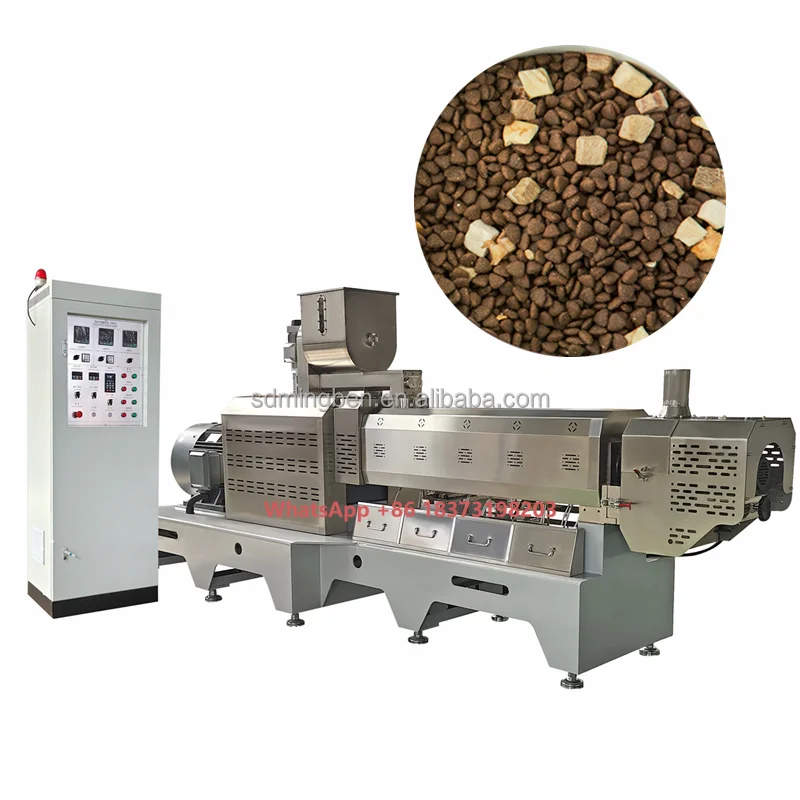 

Automation Animal Feed Processing Production Line Pet Food Manufacturing Dog Food Machine Making