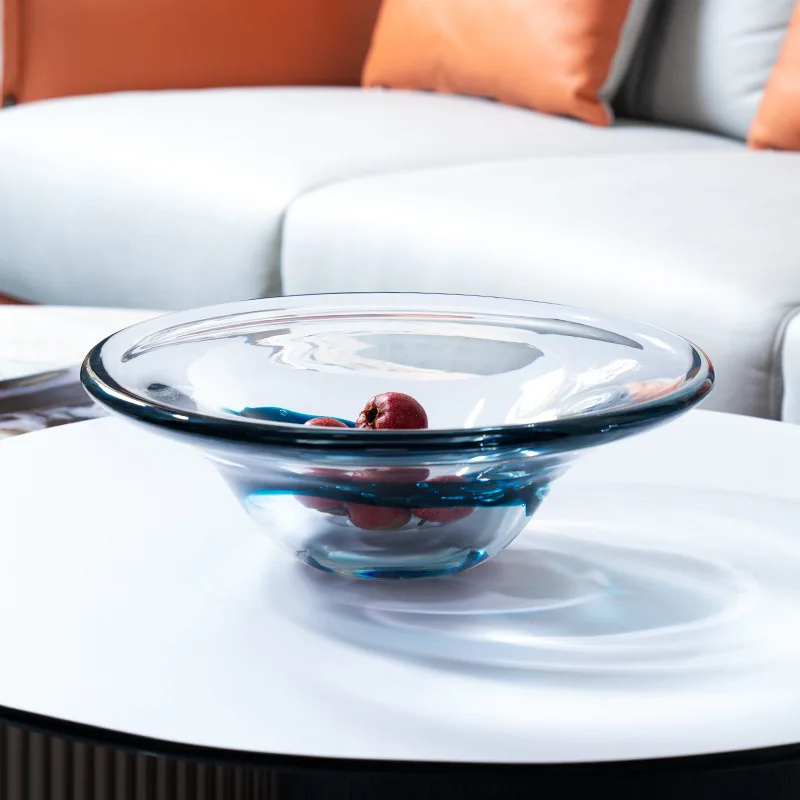 

Fruit plate, living room, coffee table, artwork tray, ornament, light luxury, modern simple, creative plate