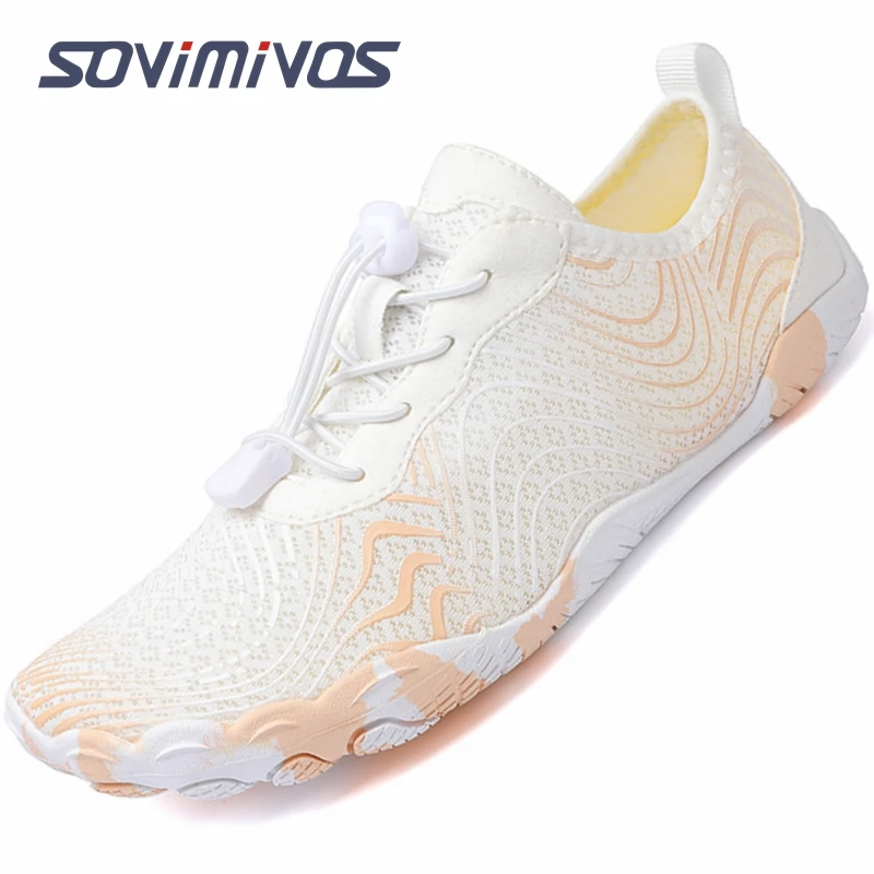 New Outdoor Beach Aqua Shoes Quick Dry Upstream Wading Shoes Breathable Creek Tracing Water Sneakers Non-Slip Five Finger Shoe