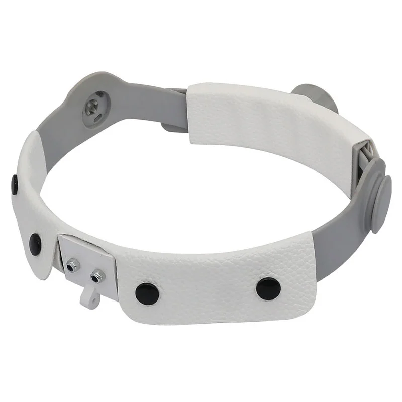 Black/White Headband Light Weight Head Wearing Size Angle Adjustable for Dental Oral Loupe Medical Surgical Magnifier