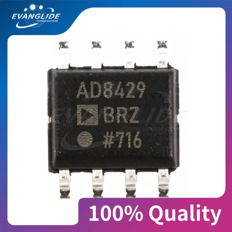 1 PCS/LOT AD8429ARZ AD/8429/8422/8421/ARZ-R7 AD8421 8422 8428 8429ARZ BRZ-R7 SOP8 Ultra-low noise instrumentation amplifier chip