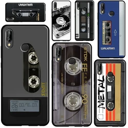 Retro Cassette Tape For Huawei P20 P40 P30 Pro Mate 20 Lite Nova 5T P Smart 2019 2021 Case For Honor 50 9X 8X
