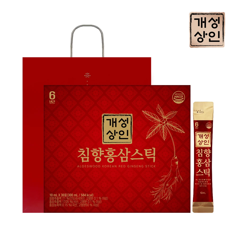 [Personality] Chim incense red ginseng stick 30 PCs x 1 box + shopping bag (00063)