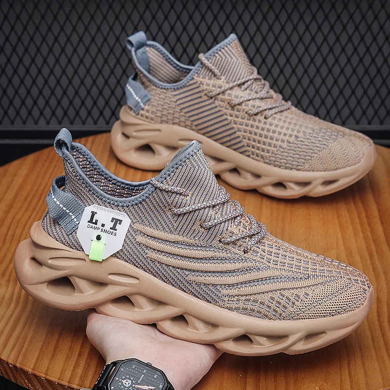 Lightweight Breathable Mesh Running Shoes for Men – Summer Casual Sneakers for Jogging & Tennis